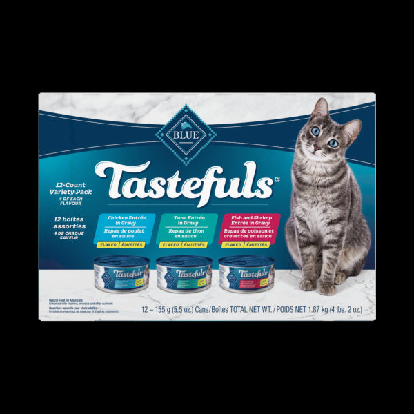 BB Tastefuls Adult Cat Variety Pk 12/5.5oz