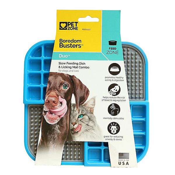 PZ Boredom Busters DUO Lick Mat Blue