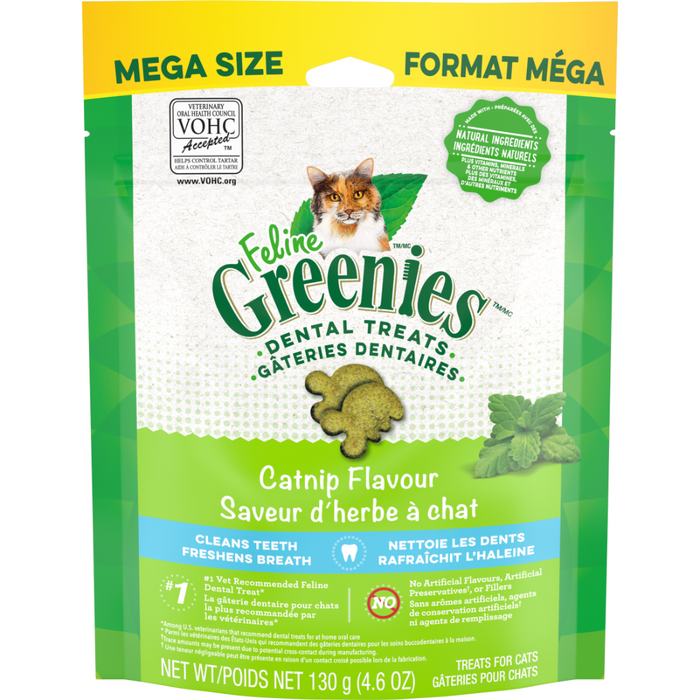 Feline Greenies Dental Treat Catnip Flavor 4.6oz