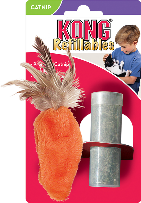 Feather Top Carrot | Catnip Refillable