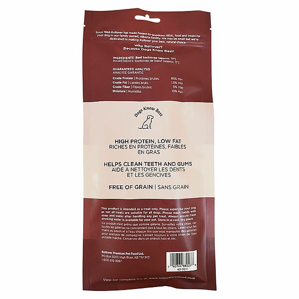 Rollover Roasted Strips Beef 11" 2pk