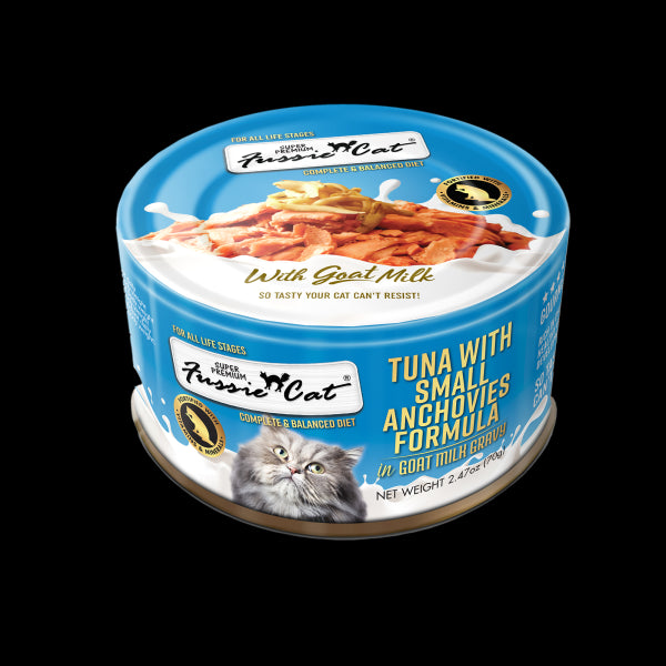 Fussie Cat Tuna/Anchovy in Goats Milk 2.4oz