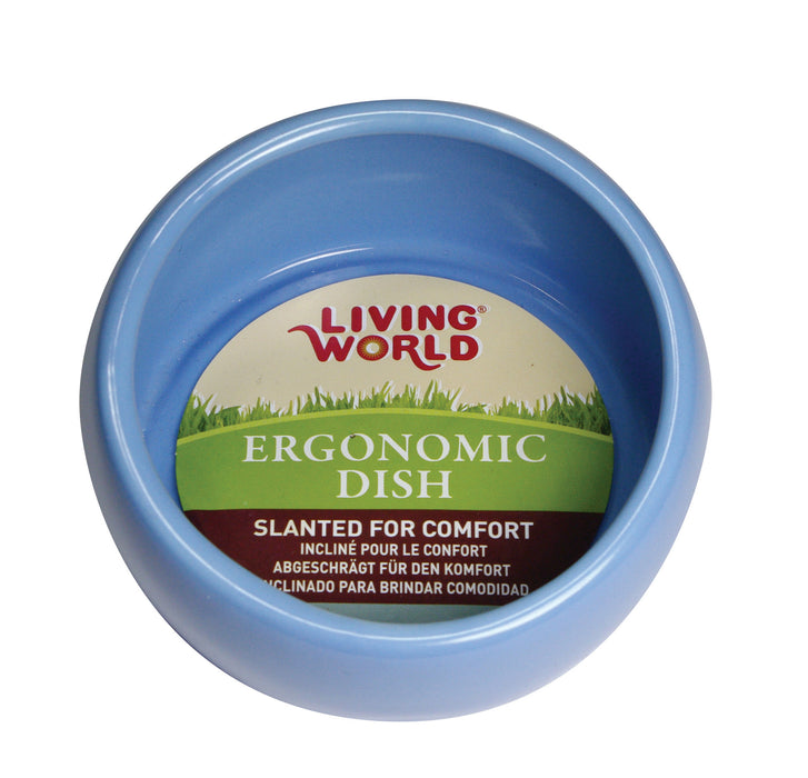 Living World Ergonomic Dish Blue Large