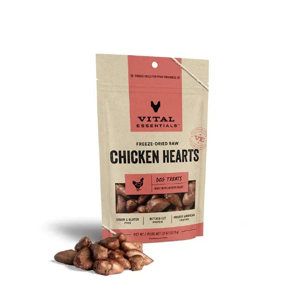 VE FD Treats Chicken Hearts 1.9oz