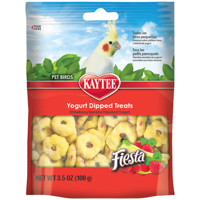 Kaytee Fiesta Strawberry Banana Yogurt Yo Dips 3.5oz for Birds