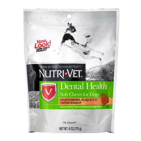 NutriVet Dental Health Soft Chews For Dogs 6oz