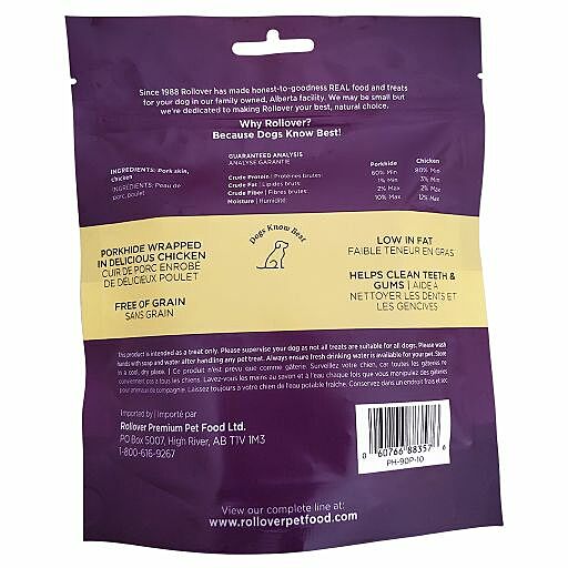 Rollover Chkn Wrapped Porkhide Twists 10pk