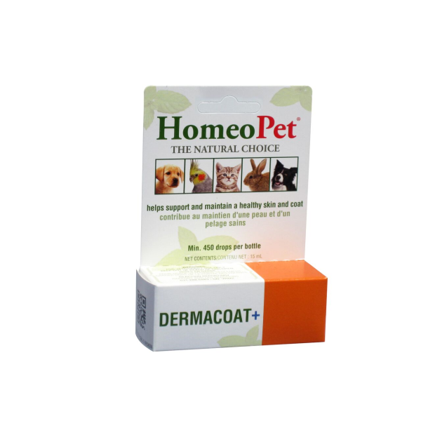 HomeoPet Dermacoat + Drops 15ml