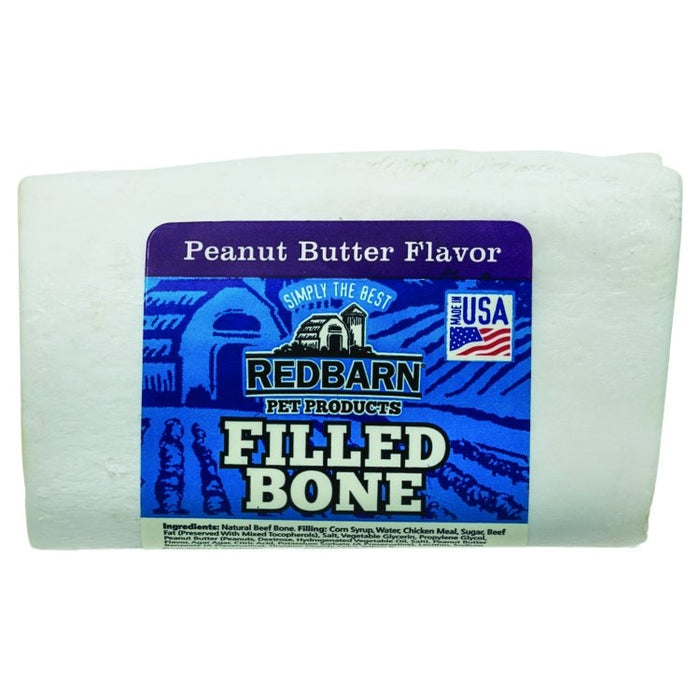 Redbarn Small Filled Bone Peanut Butter
