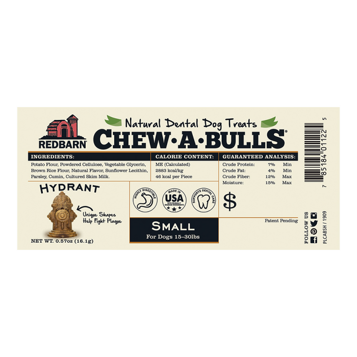 REDBARN  Chew-A-Bulls Hydrant Small