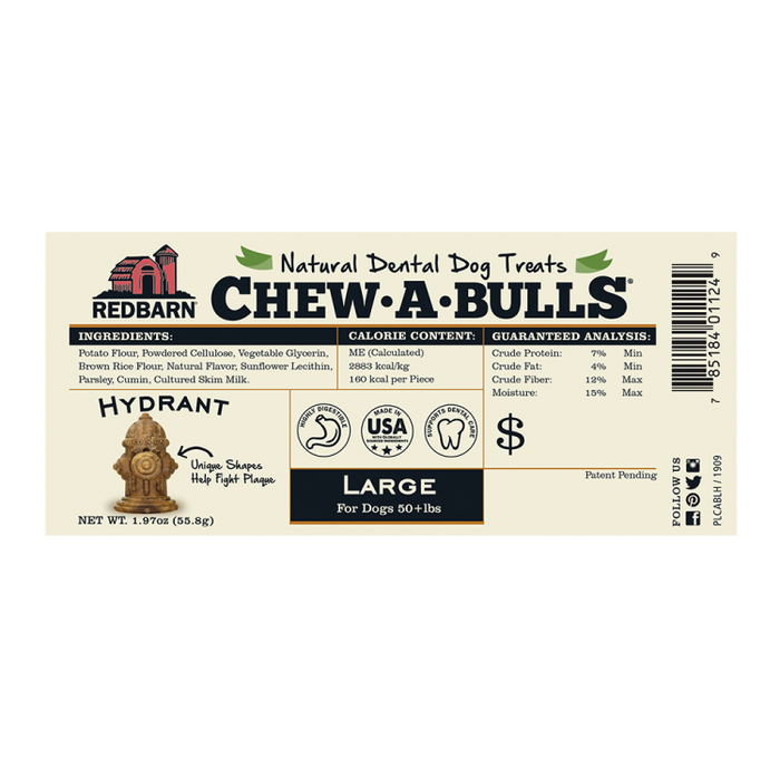 REDBARN  Chew-A-Bulls Hydrant Large