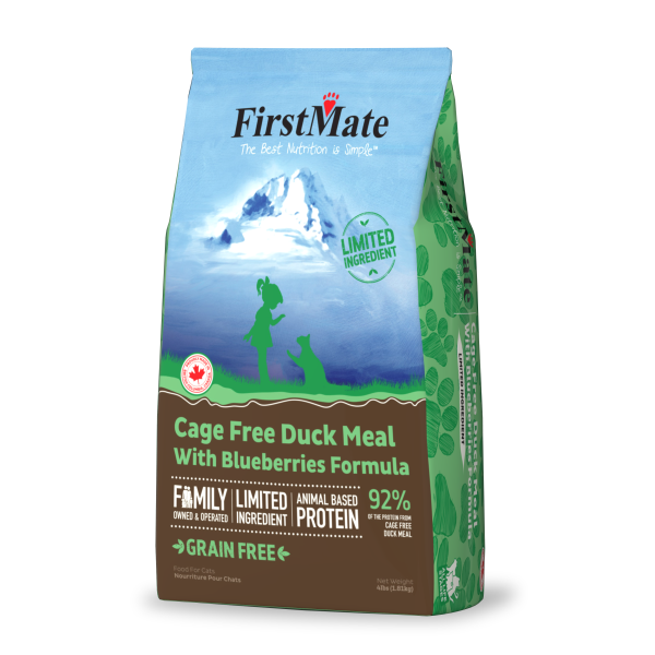FM LID GF Cage Free Duck & Blueberries Cat 4lbs