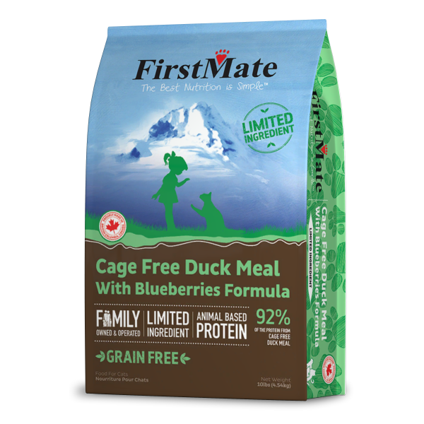 FM LID GF Cage Free Duck & Blueberries Cat 10lbs