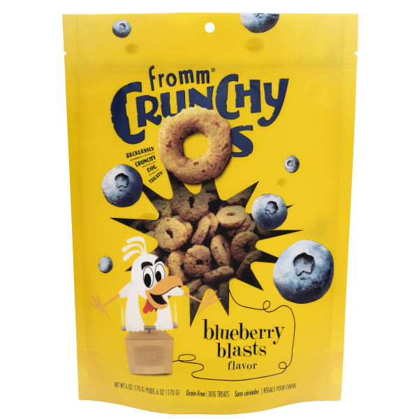 Dog Crunchy Os Blueberry Blasts Treats 6oz