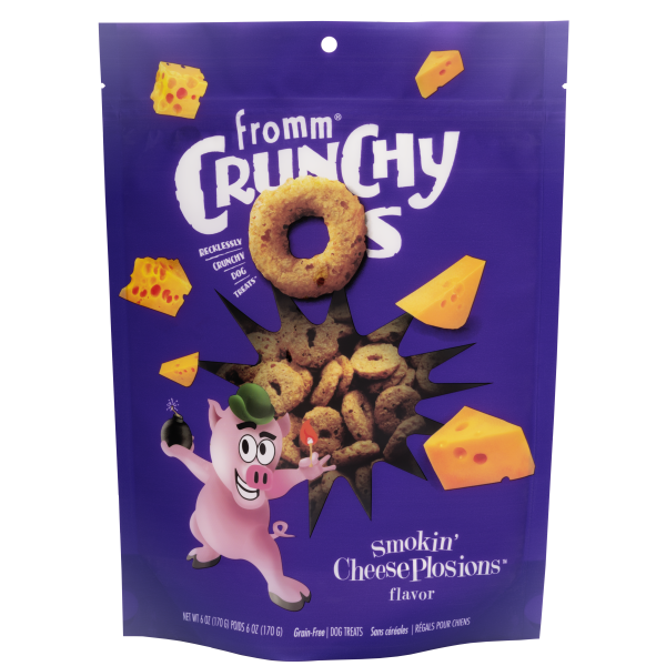 Dog Crunchy Os  CheesePlosions Treats 6oz