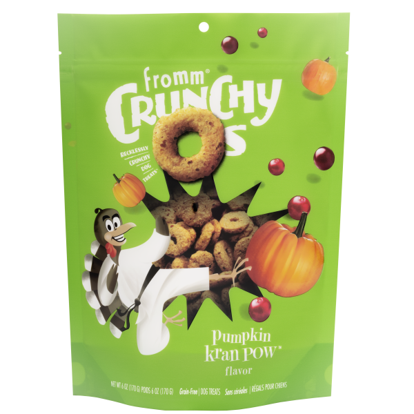 Dog Crunchy Os Pumpkin Kran POW Treats 6oz