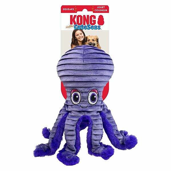 Kong CuteSeas Rufflez Octopus Med