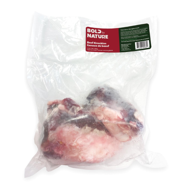 Bold Raw Dog Frozen Small Beef Knuckle 2/bag