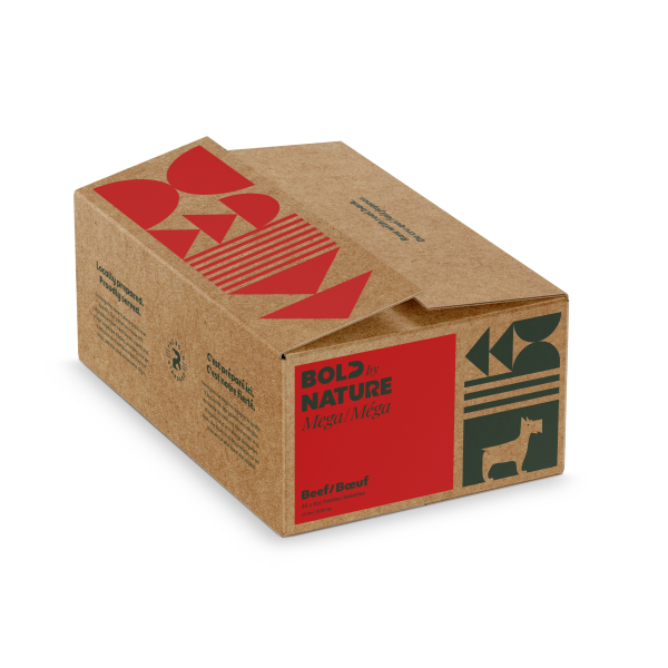 BBN Raw Mega Beef Patties 24lbs