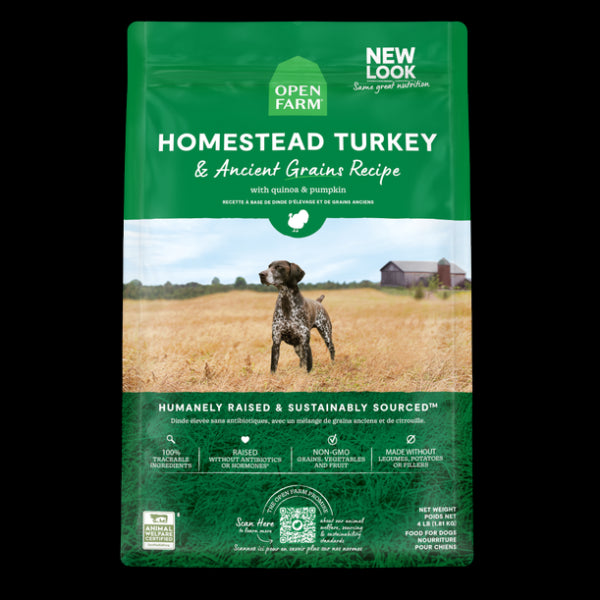 OF Dog Ancient Grain Homestead Turkey 22 lb