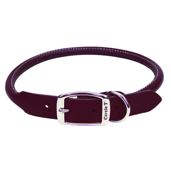 Circle T Latigo Leather Round Collar 3/4x18"