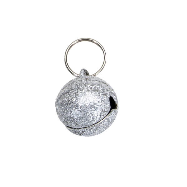 Frosted Silver Bell Ball