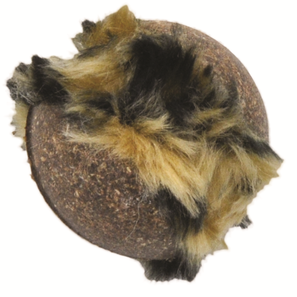 Turbo Compressed Catnip Ball w/Fur