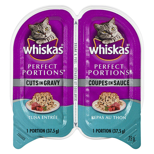 Whiskas Perfect Portion Tuna in Gravy 75g