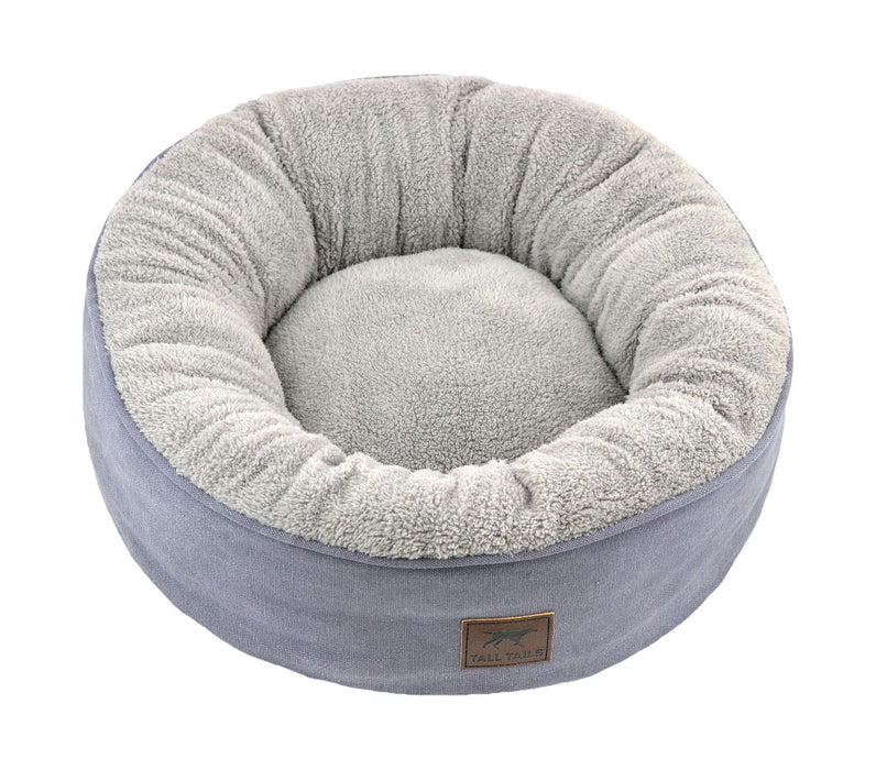 Tall Tails Donut Bed Charcoal Sm 18"