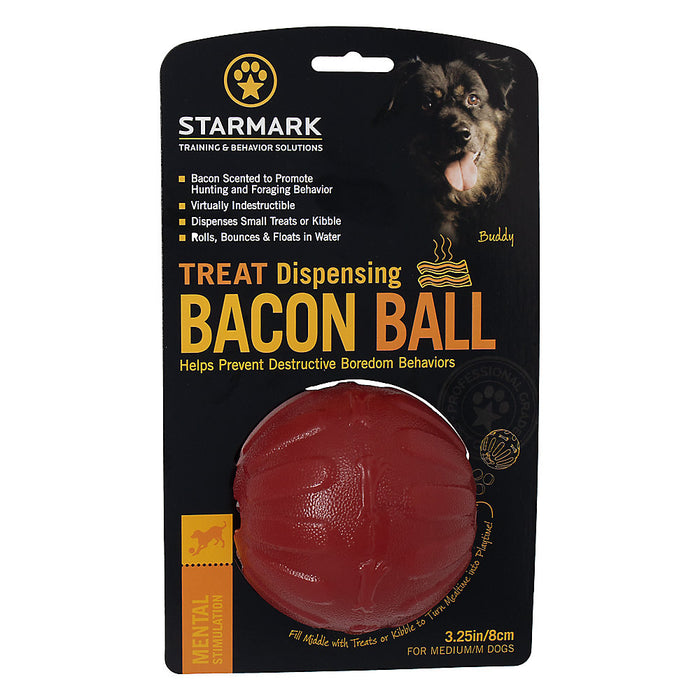 Treat Dispensing Bacon Ball 3.25"