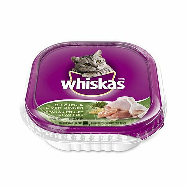 Whiskas Chicken/Liver Dinner 100g