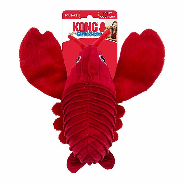 Kong CuteSeas Rufflez Lobster Sm/Med