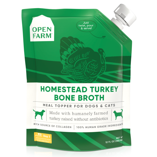 OF BBroth Topper Dog/Cat Hrvst Trky  12oz