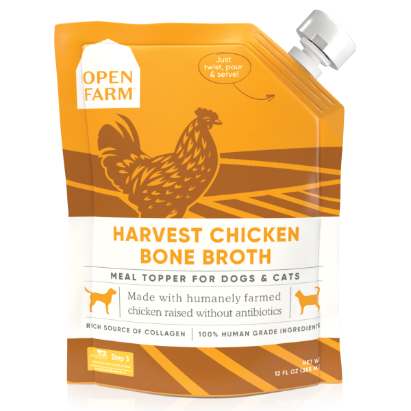 OF BBroth Topper Dog/Cat Hrvst Chkn  12oz