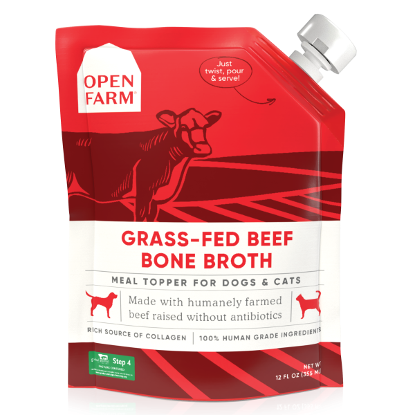 OF BBroth Topper Dog/Cat Hrvst Beef  12oz