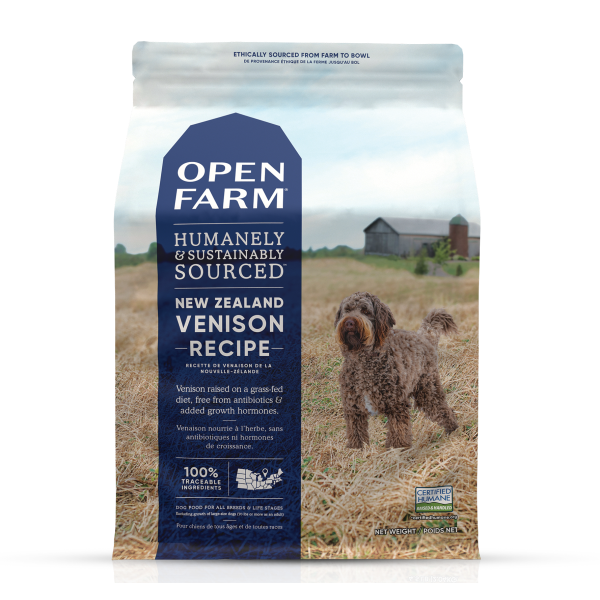 Open Farm New Zealand Venison Dog Food 12lbs