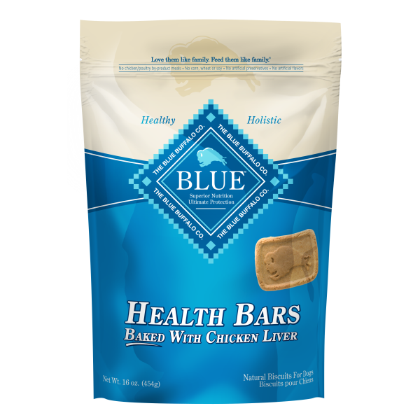 Blue Dog Chicken Liver Crunch Health Bar 16 oz