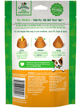 Greenies Pill Pockets Chicken 7.9oz Capsule, 30
