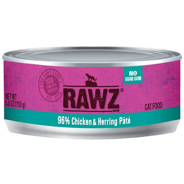 Rawz Cat Chicken & Herring Pate 156g