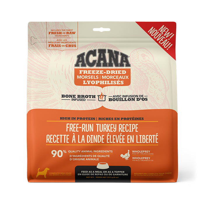 ACN FD Free Run Turkey Dog Morsels 227g