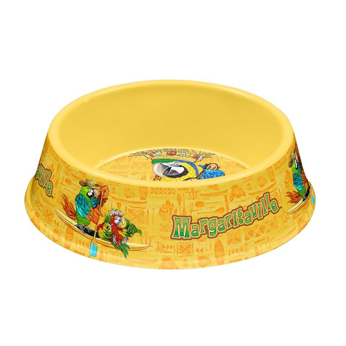 Margaritaville Tropical Icons Pet Bowl - Medium Yellow