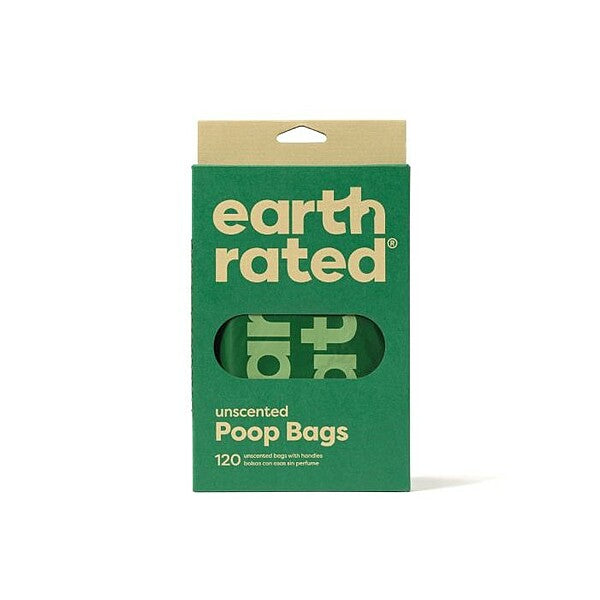 ER Handle Poop Bag Unscented Extra Wide 120 Bags