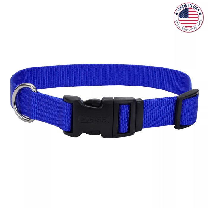 Coastal Adjustable Collar Blue Medium