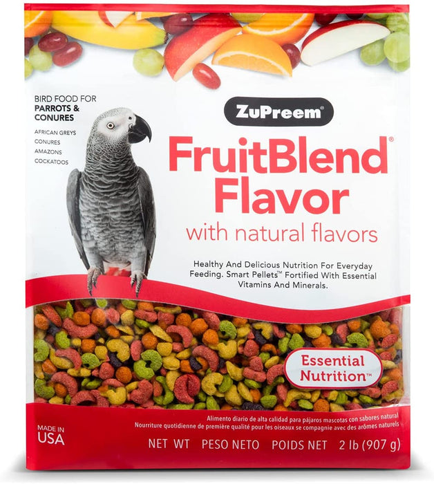 Zupreem Fruit Blend Flavor for Parrots & Conures 3.5lbs
