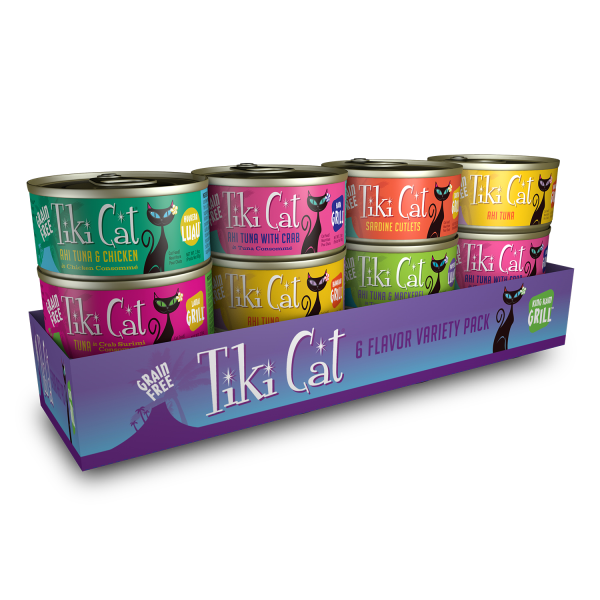 Tiki Cat Hawaiian Grill GF Variety Pack 12/2.8 oz
