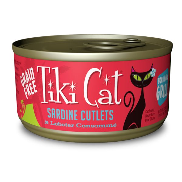 Tiki Cat Hawaiian Grill GF Sardine in Lobster 2.8 oz