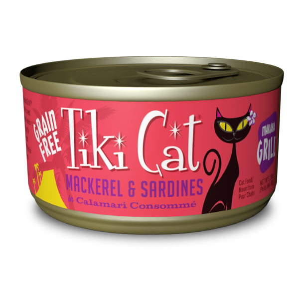 Tiki Cat GF Mackerel/Sardine in Calamari Consumme 2.8 oz