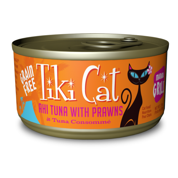 Tiki Cat GF Ahi Tuna & Prawns 2.8 oz