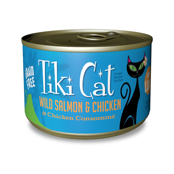 Tiki Cat Luau GF Wild Salmon & Chicken 6 oz