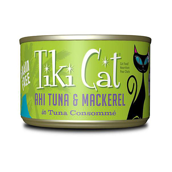 Tiki Cat Luau GF Papeekeo Ahi Tuna Mackerel 6oz